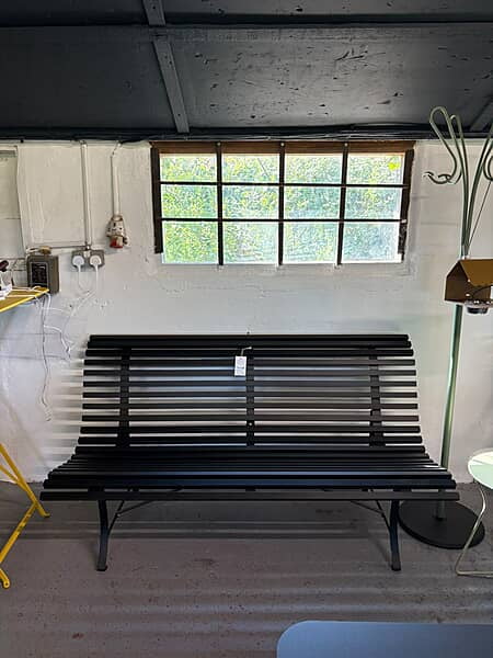 Louisiane Bench 150cm Liquorice-Floor Stock