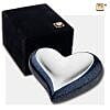 Mini Urn Hart Indigo Met Zilver