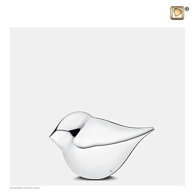 Mini Soul Bird Urn Zilver – Vrouw Mini Soul Bird Urn Zilver – Vrouw