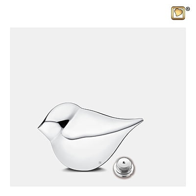 Mini Soul Bird Urn Zilver – Vrouw Mini Soul Bird Urn Zilver – Vrouw