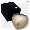 Mini Urn Hart Rond Mat Goud Mini Urn Hart Rond Mat Goud
