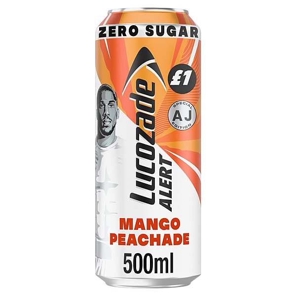 Lucozade Alert Mango & Peachade Can