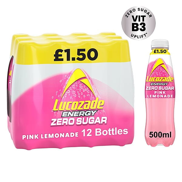 Lucozade Pink Lemonade 500ml