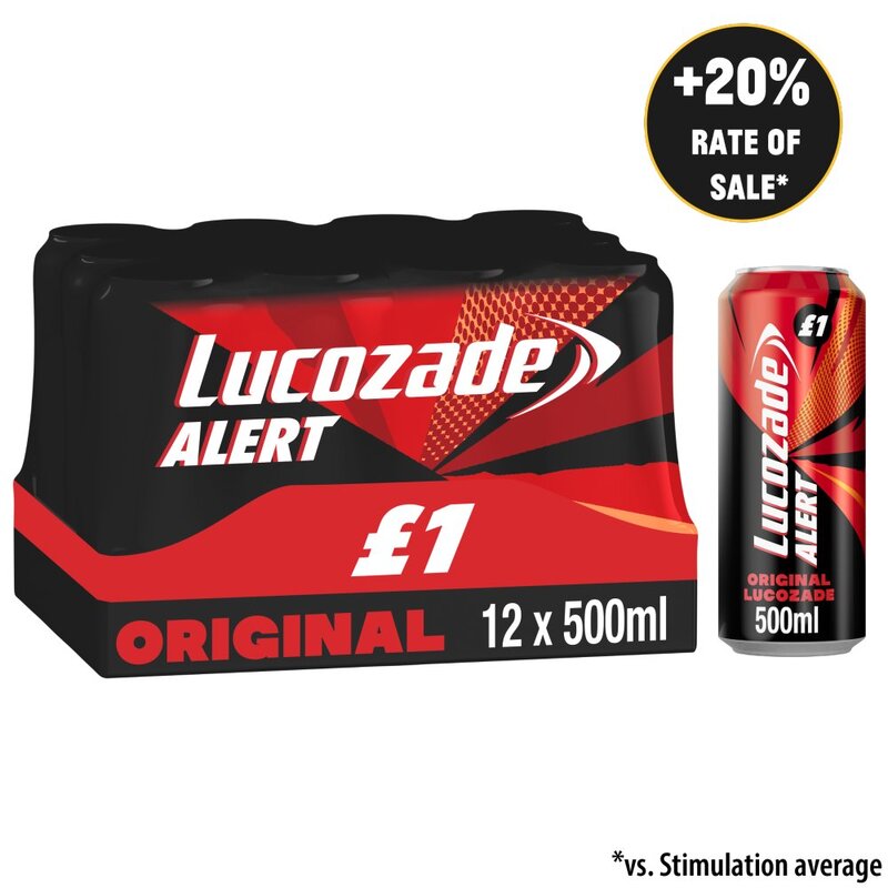 Lucozade Alert Original Can