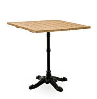 Lyon Café Table | Teak Square Lyon Café Table | Teak Square