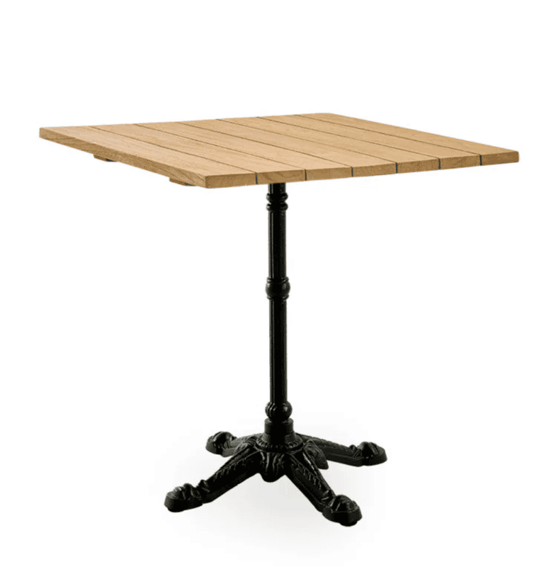 Lyon Café Table | Teak Square Lyon Café Table | Teak Square