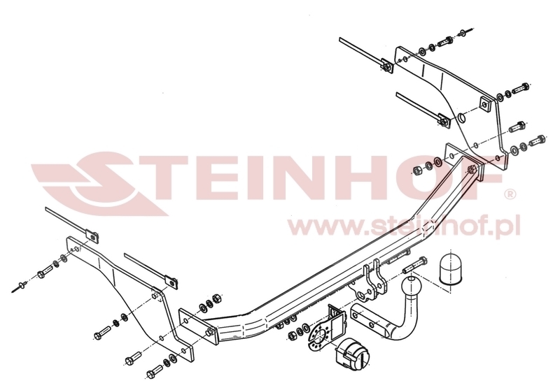 Mazda 2 (DY) Tow Bar (2003-2007) M-011