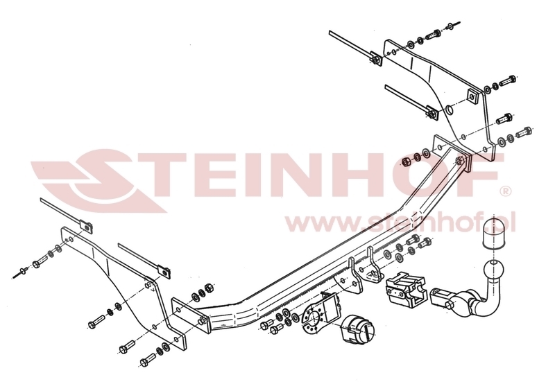 Mazda 2 (DY) Tow Bar (2003-2007) M-013