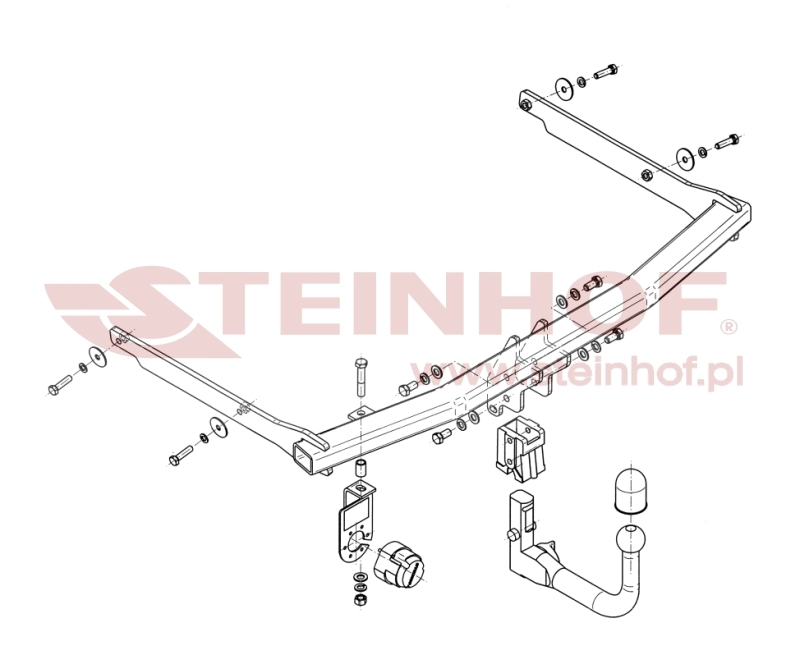 Mazda 3 4D
(BK)
(excl. Version with sport bumper) Tow Bar (2003-2009) M-020