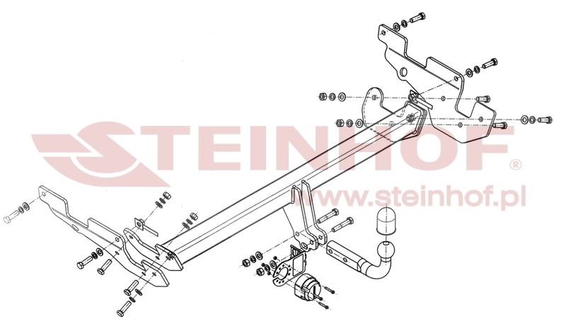 Mazda CX-5 I (KE, GH)
(incl. 4WD) Tow Bar (2012-2017) M-032