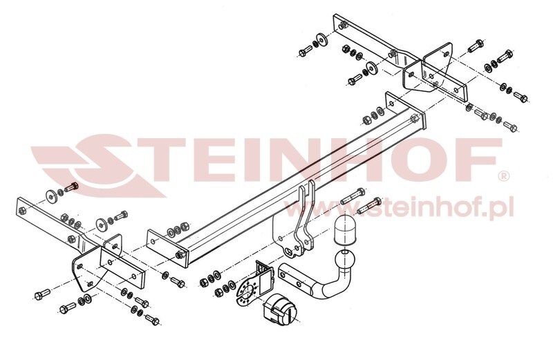 Mercedes W 169 A- Class Tow Bar (2004-2012) M-098