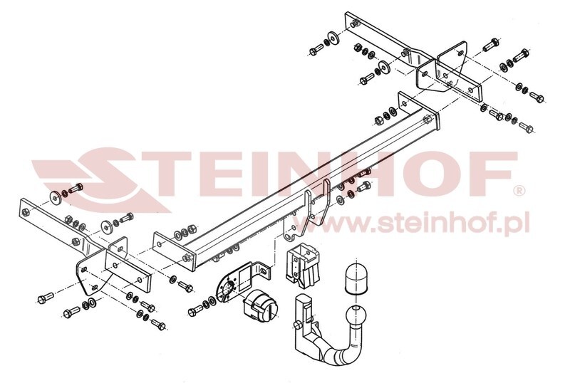 Mercedes W 169 A- Class Tow Bar (2004-2012) M-099