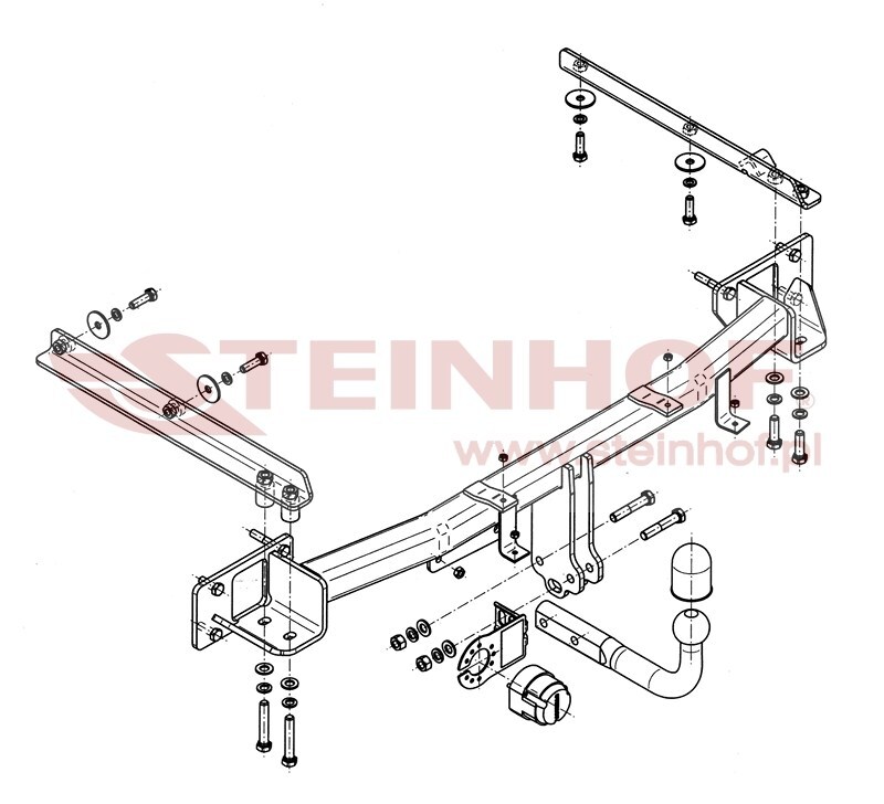 Mercedes W 203 4D C- Class Tow Bar (2000-2007) M-113