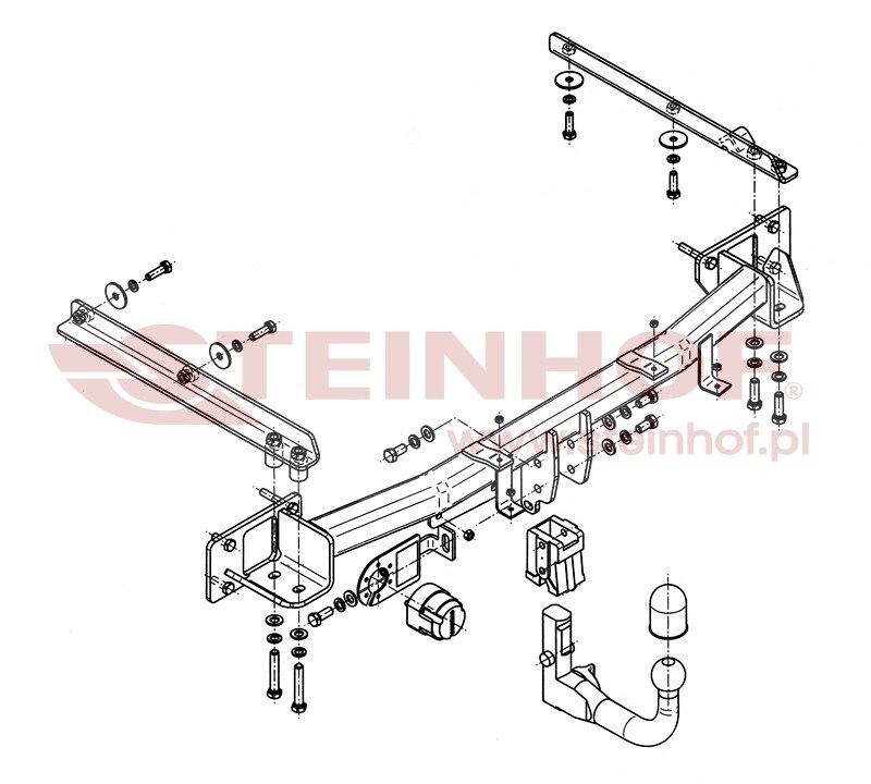 Mercedes W 203 4D C- Class Tow Bar (2000-2007) M-114