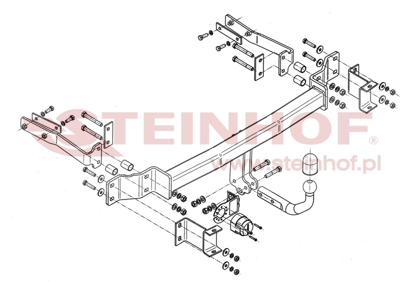 Mercedes S 211 Estate E - Class Tow Bar (2003-2009) M-119