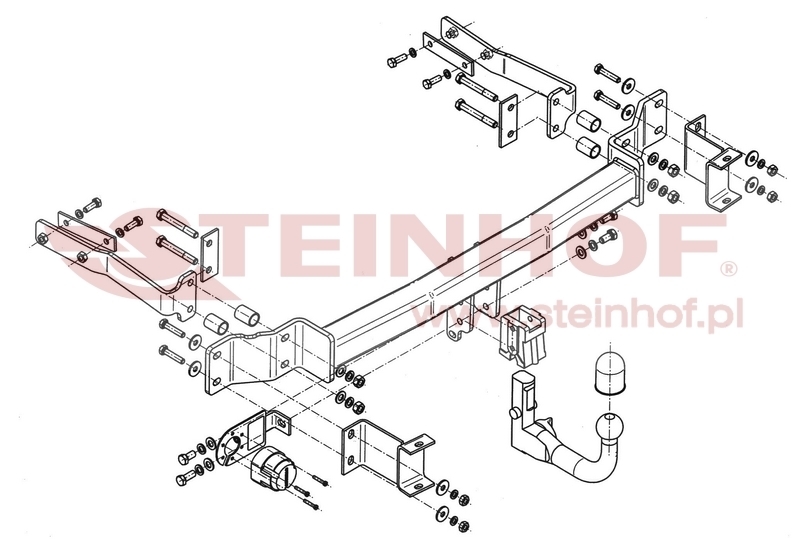 Mercedes S 211 Estate E - Class Tow Bar (2003-2009) M-120