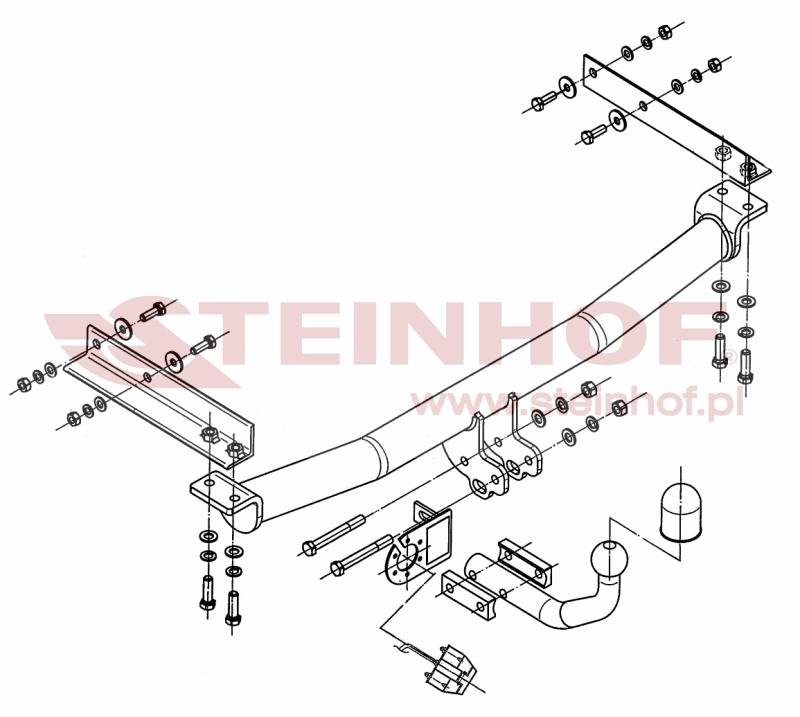 Mercedes S 210 Estate E - Class Tow Bar (1996-2003) M-124