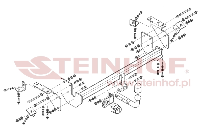 Mitsubishi ASX I (GA_W_) Tow Bar (2010-2022) M-302