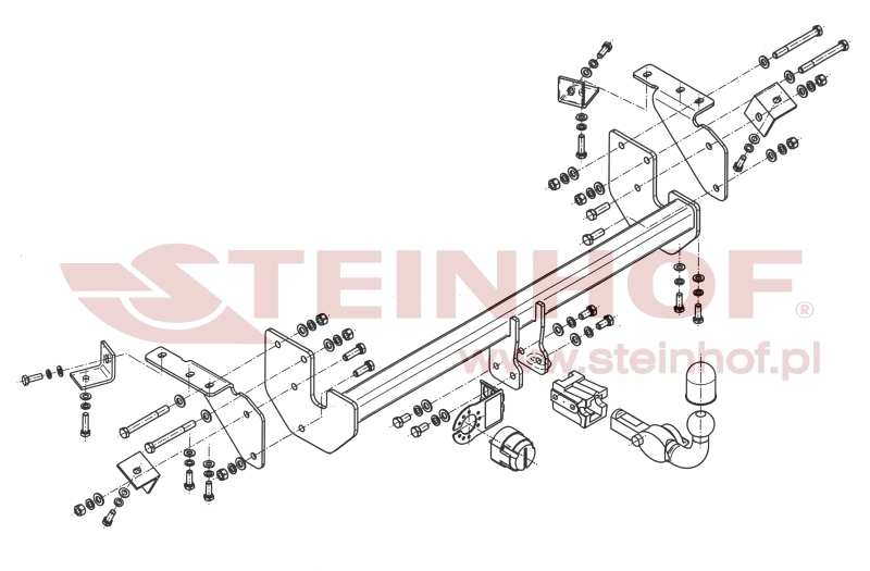 Mitsubishi ASX I (GA_W_) Tow Bar (2010-2022) M-303