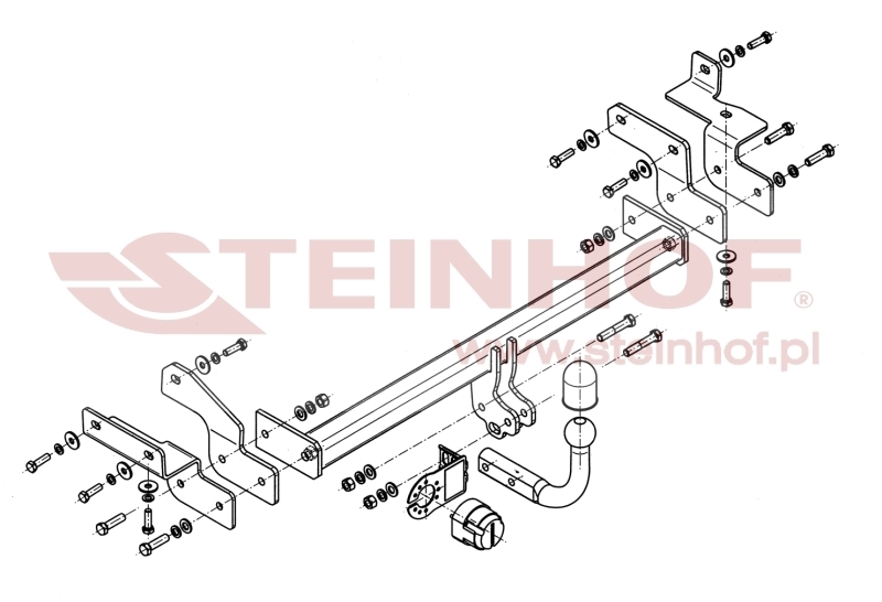 Mitsubishi Lancer Estate Tow Bar (2003-2007) M-340
