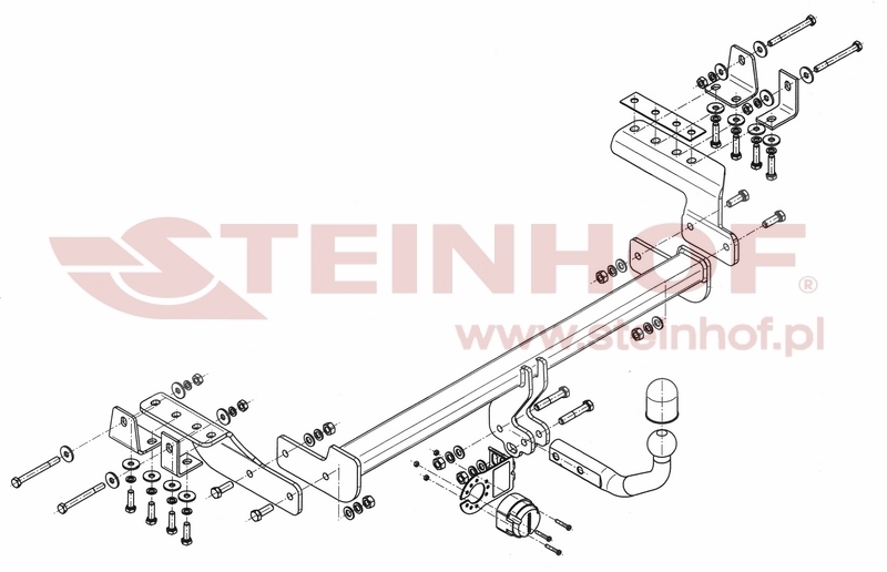 Mitsubishi Lancer 4D Tow Bar (2007-2016) M-342
