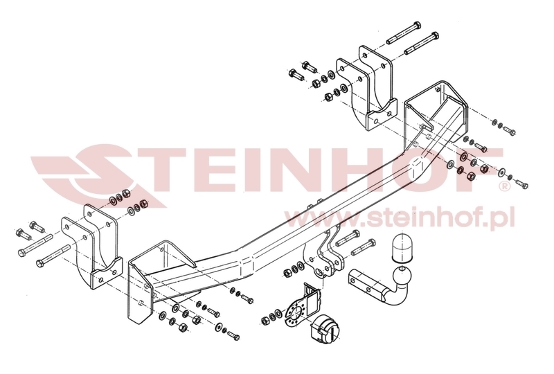 Mitsubishi Outlander III Tow Bar (2012-2022) M-356