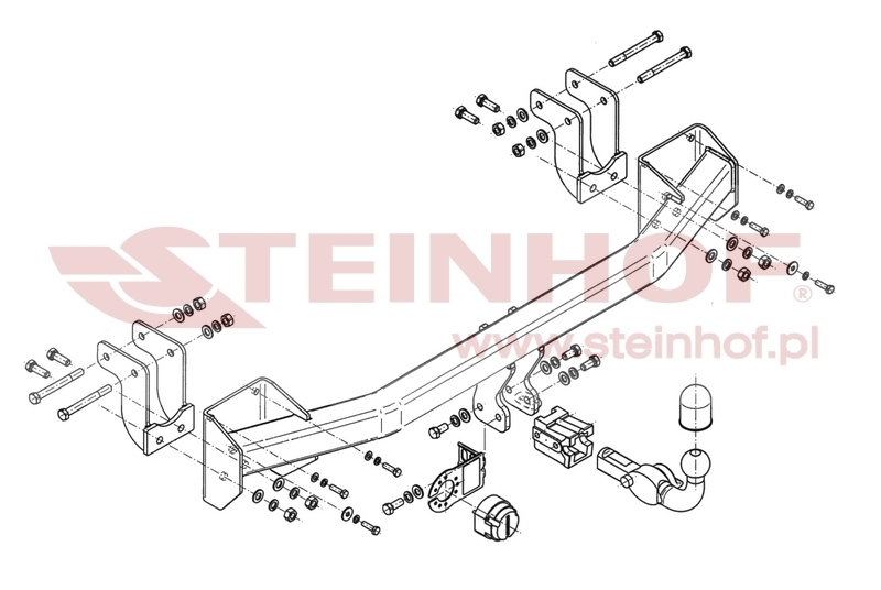 Mitsubishi Outlander III Tow Bar (2012-2022) M-357
