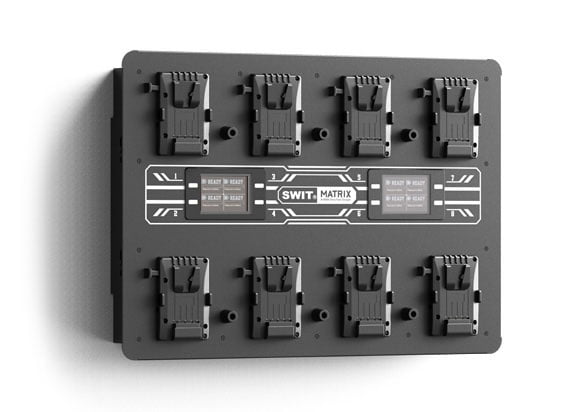 MATRIX-S8 | 8ch x max 6A Top Fast Simultaneous 14V/28V Wall Charger, V-mount(PC-W461S) MATRIX-S8 | 8ch x max 6A Top Fast Simultaneous 14V/28V Wall Charger, V-mount(PC-W461S)