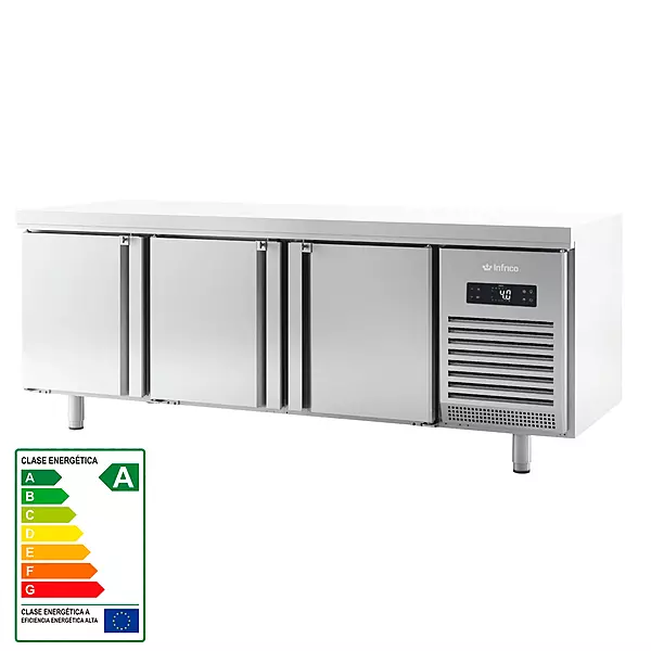 Mesa refrigeración y congelación pasante fondo 800 MR 2190