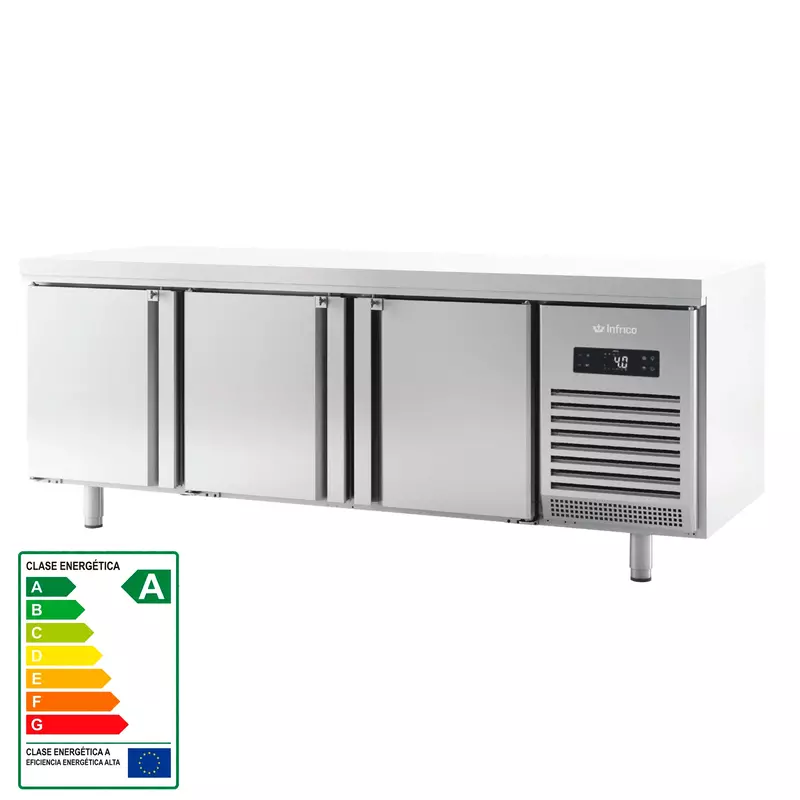 Mesa refrigeración y congelación pasante fondo 800 MR 2190