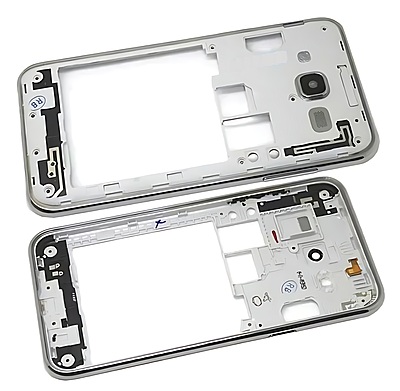 For Samsung Galaxy J5 , J500 - Replacement Main Chassis , Bezel Assembly With Lens