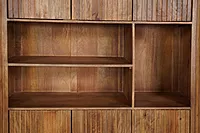 Cane Cabinet 135 Walnut