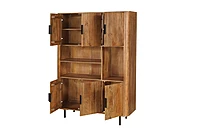 Cane Cabinet 135 Walnut