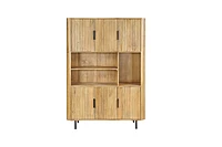 Cane Cabinet 135 Almond