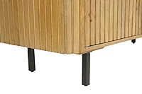 Cane Cabinet 135 Almond