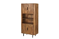 Cane Cabinet 90 Walnut