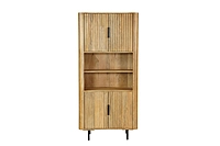 Cane Cabinet 90 Almond