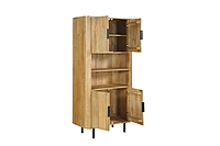 Cane Cabinet 90 Almond