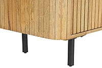 Cane Cabinet 90 Almond