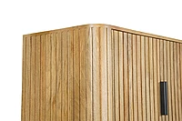 Cane Cabinet 90 Almond