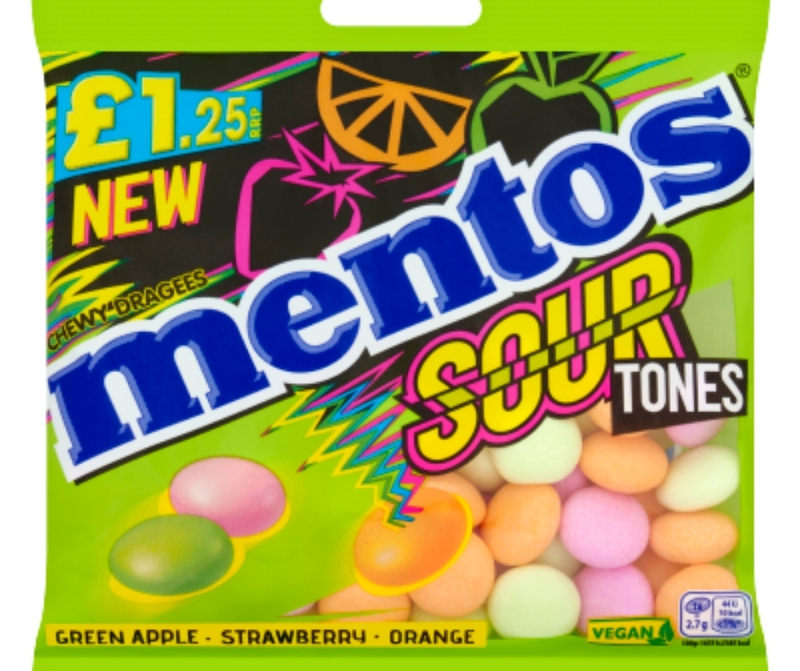 Mentos Sour Tones £1.25 PM Bag