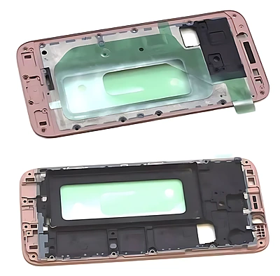For Samsung Galaxy J5 2017 , J530 - Replacement Mid Frame Chassis Assembly - Pink