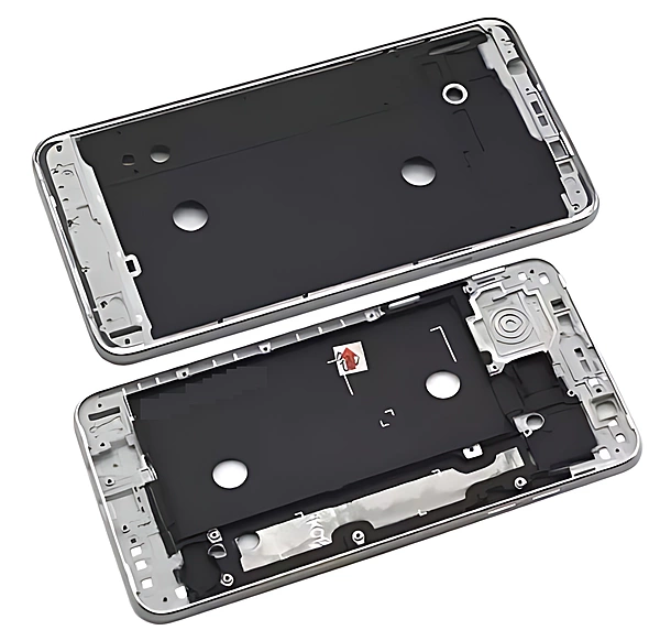 For Samsung Galaxy J7 2016 J710 - Replacement Mid Frame Chassis Assembly - Silver
