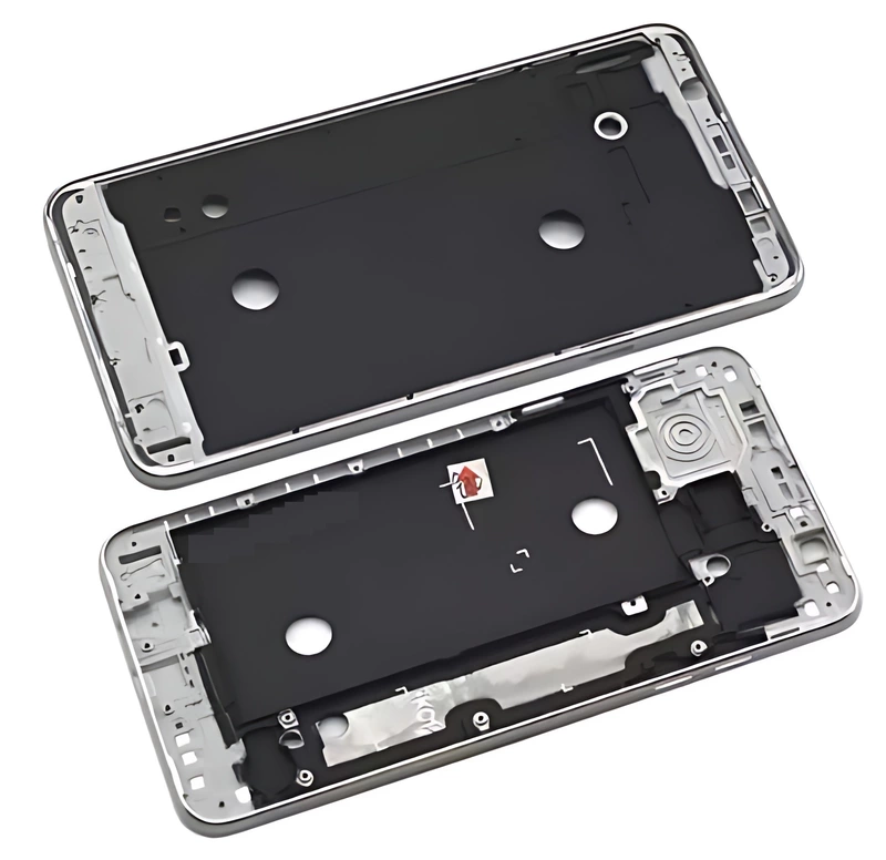 For Samsung Galaxy J7 2016 J710 - Replacement Mid Frame Chassis Assembly - Silver