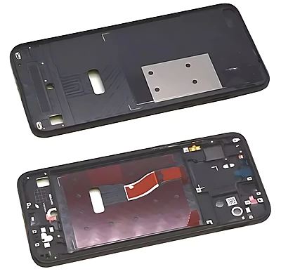 Huawei Nova 4 - Replacement Mid Frame Chassis Assembly With Buttons - Black