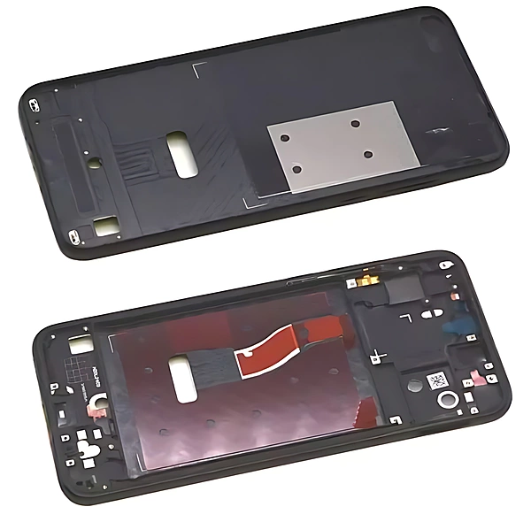 Huawei Nova 4 - Replacement Mid Frame Chassis Assembly With Buttons - Black