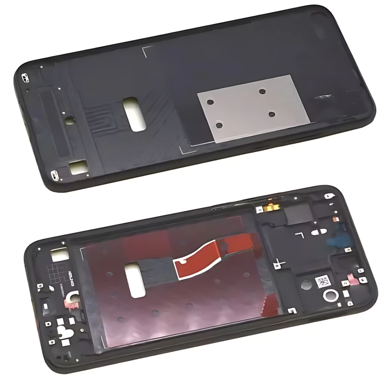 Huawei Nova 4 - Replacement Mid Frame Chassis Assembly With Buttons - Black