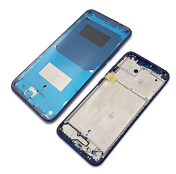 Xiaomi Redmi 7 - Replacement Mid Frame Chassis Assembly With Buttons - Blue