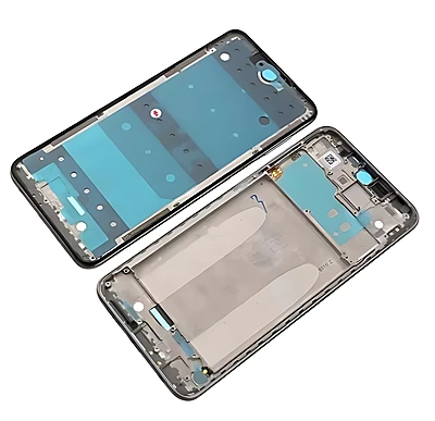 Xiaomi Redmi Note 9s - Replacement Mid Frame Chassis Assembly With Buttons - Silver