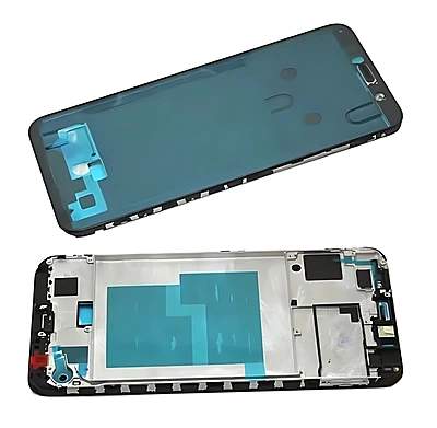 Honor 7A - Replacement Mid Frame Chassis With Adhesive - Black